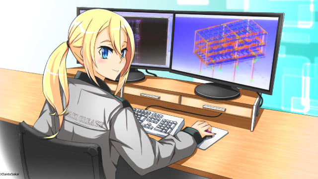 仕事のシーン